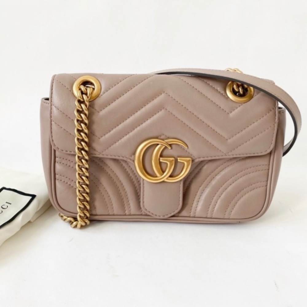 GUCCI MARMONT MINI MATELASSE SHOULDER BAG